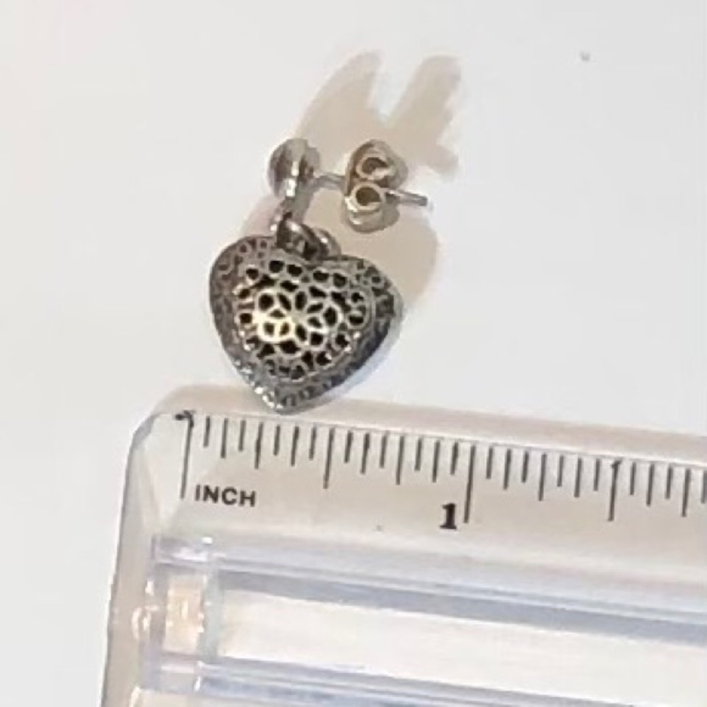 Ilaria Peru Heart Doble Necklace & Earrings 950 - Picture 6 of 9